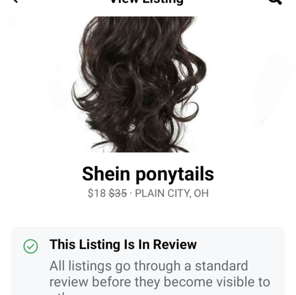 Shein ponytails - Picture 1 of 1